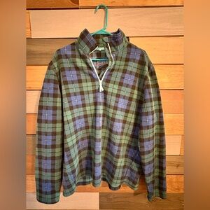 Chubbies Quarter-Zip Plaid Fleece - Men’s Large
